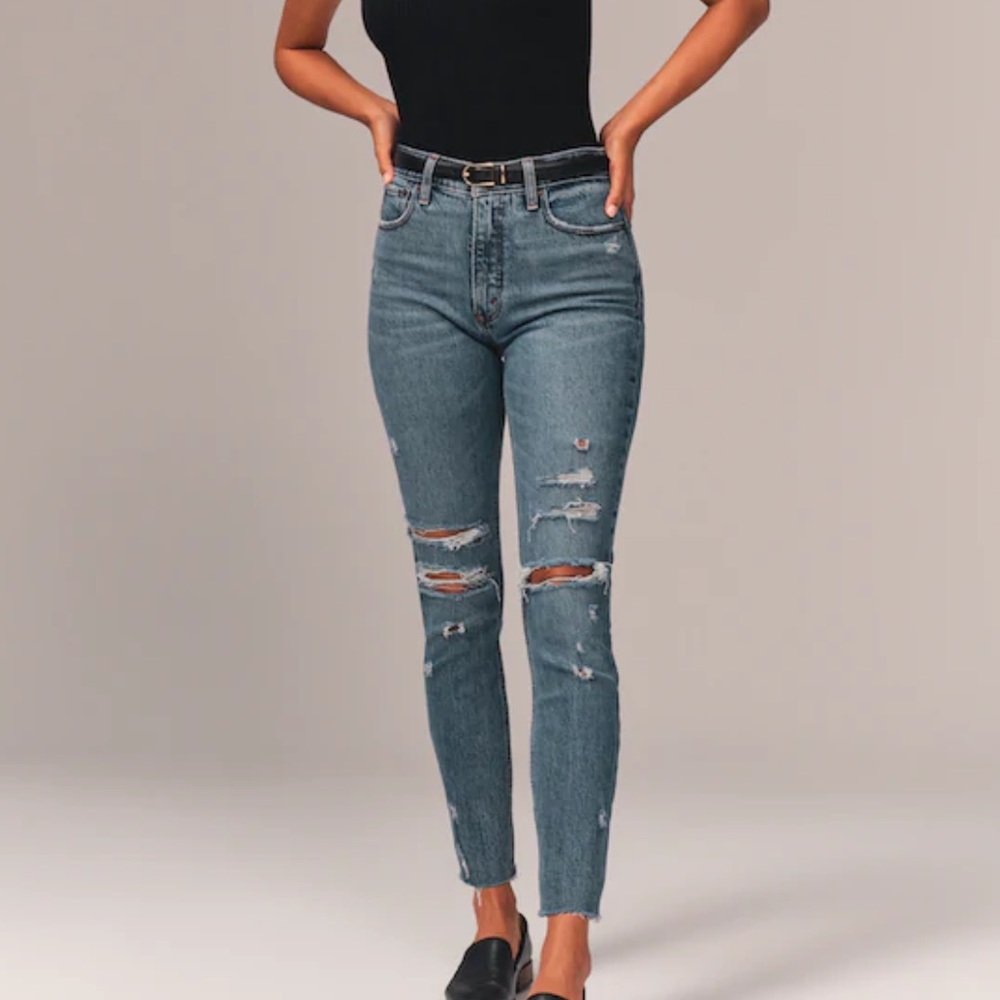Abercrombie & Fitch high rise skinny jeans